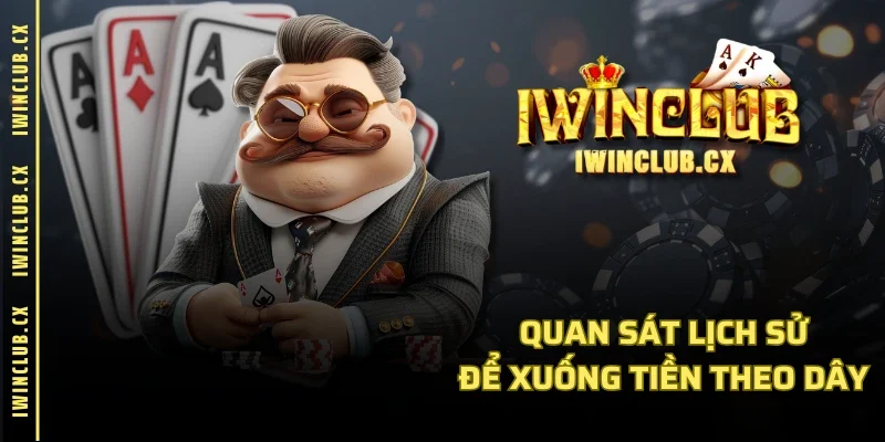 Quan sát lịch sử để xuống tiền theo dây